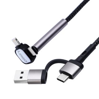 Svíticí datový USB kabel 4v1 UC043