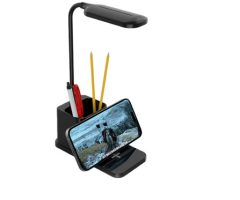 Multifunkční bezdrátová nabíječka s LED lampou