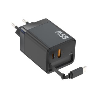 Nabíjecí adaptér 65W s vestavěným USB-C kabelem