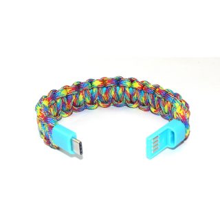 Nabíjecí USB paracord náramek UC064