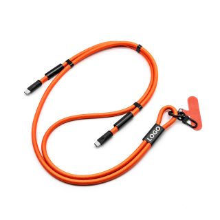 Rychlonabíjecí datový kabel s lanyardem UC062