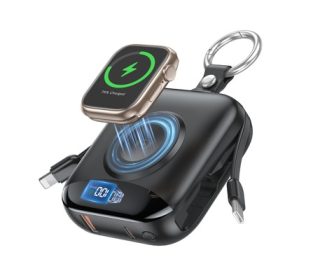 Powerbanka na klíče s nabíjením Apple Watch 10000mAh